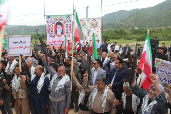 حماسه سوم خرداد در یادمان شهدای دریاچه مریوان طنین‌انداز شد