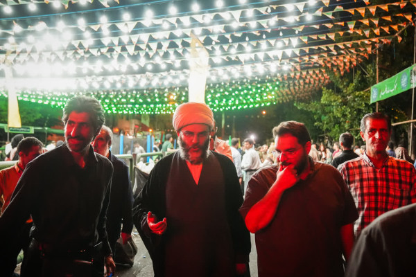 حضور حجت الاسلام محمد قمی در مهمانی کیلومتری غدیر تهران