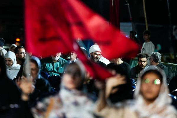 حضور حجت الاسلام محمد قمی در مهمانی کیلومتری غدیر تهران
