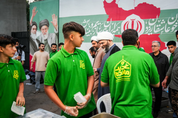 حضور حجت الاسلام محمد قمی در مهمانی کیلومتری غدیر تهران