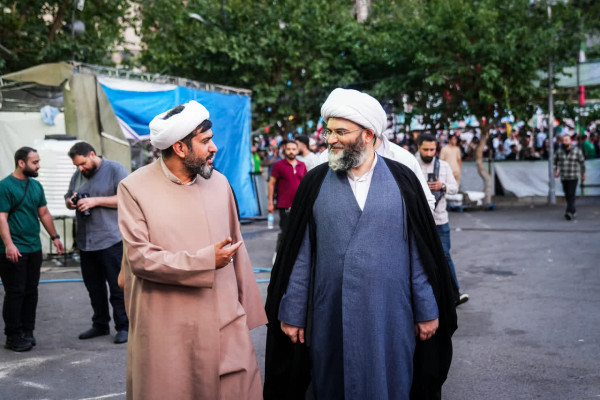 حضور حجت الاسلام محمد قمی در مهمانی کیلومتری غدیر تهران