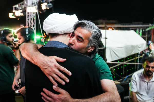 حضور حجت الاسلام محمد قمی در مهمانی کیلومتری غدیر تهران