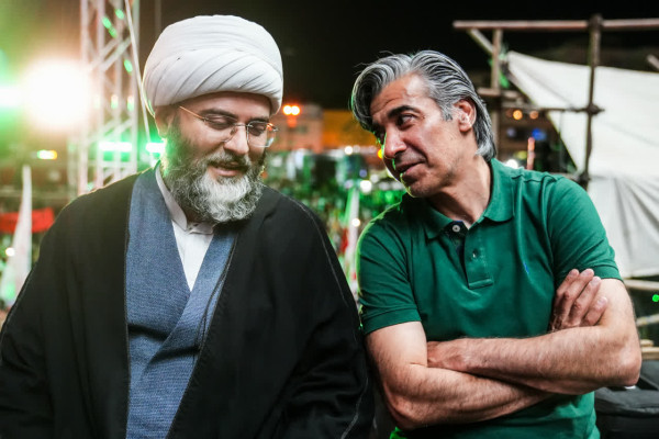 حضور حجت الاسلام محمد قمی در مهمانی کیلومتری غدیر تهران