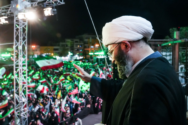 حضور حجت الاسلام محمد قمی در مهمانی کیلومتری غدیر تهران