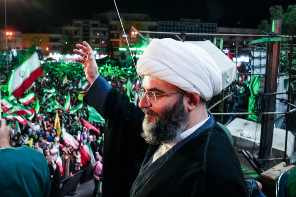 حضور حجت الاسلام محمد قمی در مهمانی کیلومتری غدیر تهران