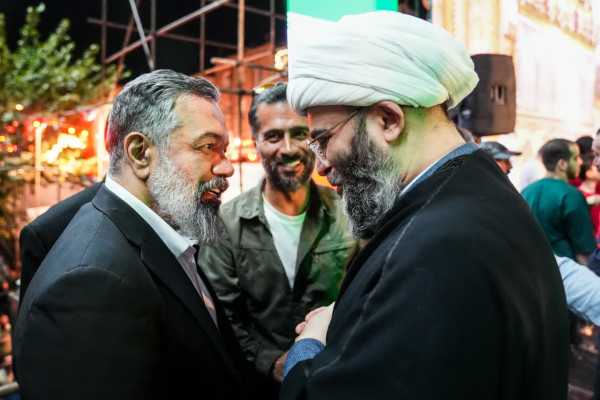 حضور حجت الاسلام محمد قمی در مهمانی کیلومتری غدیر تهران