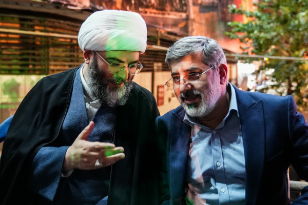حضور حجت الاسلام محمد قمی در مهمانی کیلومتری غدیر تهران