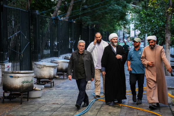حضور حجت الاسلام محمد قمی در مهمانی کیلومتری غدیر تهران