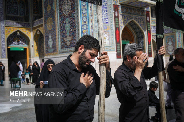 مراسم اربعین حسینی در حرم مطهر رضوی