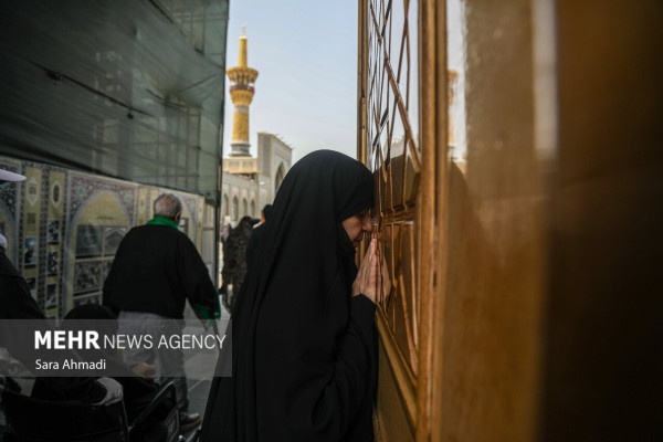 مراسم اربعین حسینی در حرم مطهر رضوی