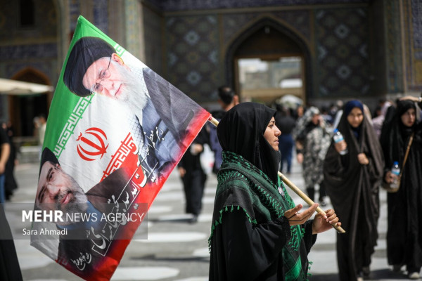 مراسم اربعین حسینی در حرم مطهر رضوی