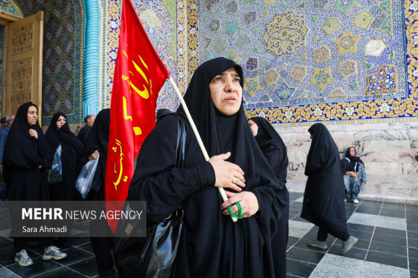 مراسم اربعین حسینی در حرم مطهر رضوی