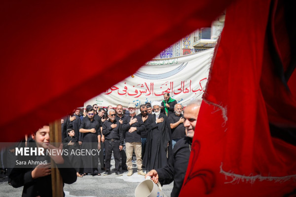 مراسم اربعین حسینی در حرم مطهر رضوی