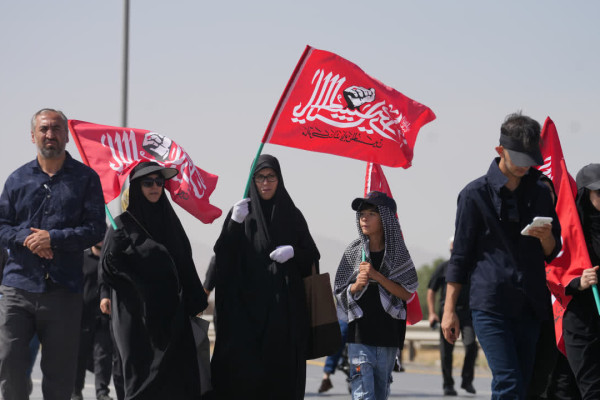 خونخواهی جاماندگان اربعین حسینی در اراک