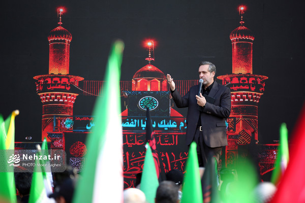 مراسم راهپیمایی جاماندگان اربعین حسینی برگزار شد