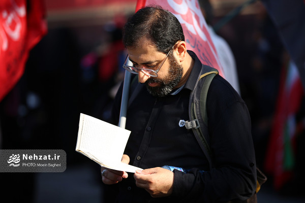 مراسم راهپیمایی جاماندگان اربعین حسینی برگزار شد