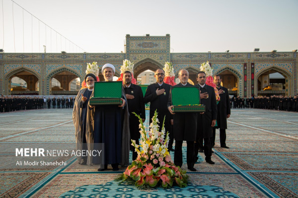 پایان سیاه‌پوشی ضریح رضوی