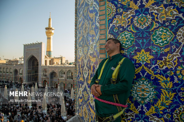 پایان سیاه‌پوشی ضریح رضوی