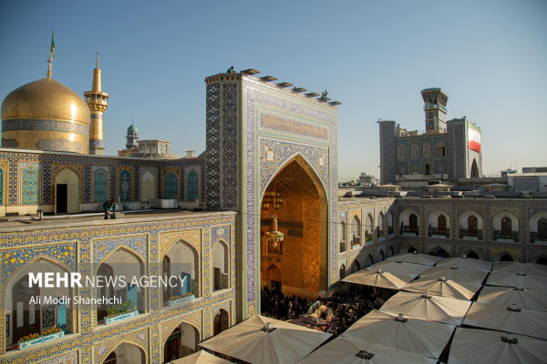 پایان سیاه‌پوشی ضریح رضوی