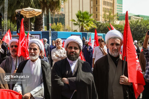 مراسم روز ملی مسجد در میدان فلسطین تهران برگزار شد