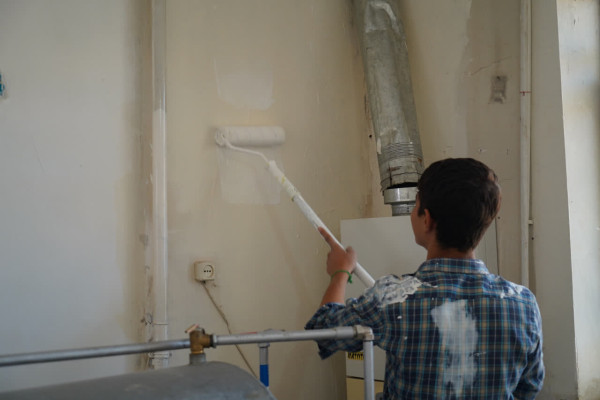 نوجوانان نوجهادی پای کار محرومیت‌زدایی