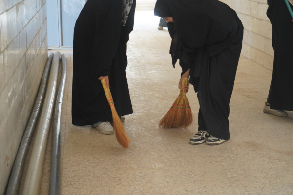 نوجوانان نوجهادی پای کار محرومیت‌زدایی