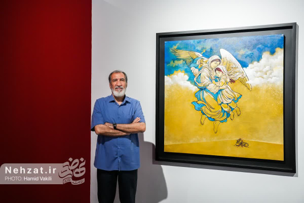 بازدید حجت‌الاسلام قمی از آثار نمایشگاه «مدرسه میناب»