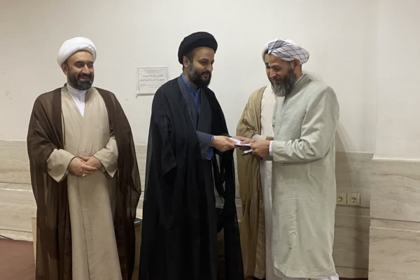 دیدار و تجلیل از مسئول خانه‌ی قرآن نبی اکرم (ص) شهرستان انبارالوم شهرستان آق قلا