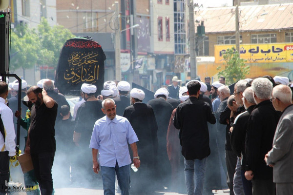 دسته عزاداری شهادت امام صادق علیه السلام در ملایر