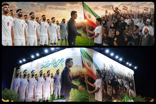 جدیدترین دیوارنگاره میدان انقلاب تهران رونمایی شد