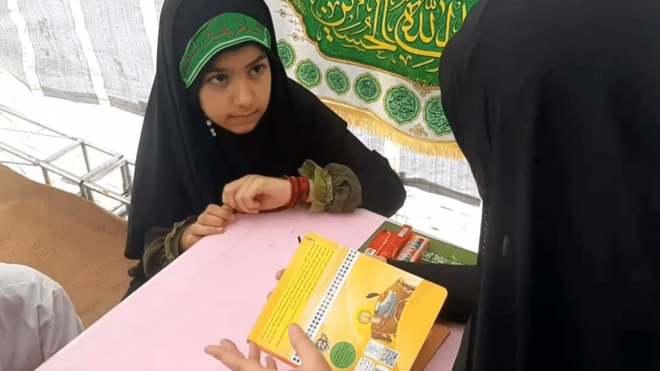 موکب دختران مقاومت استان قزوین اربعین حسینی