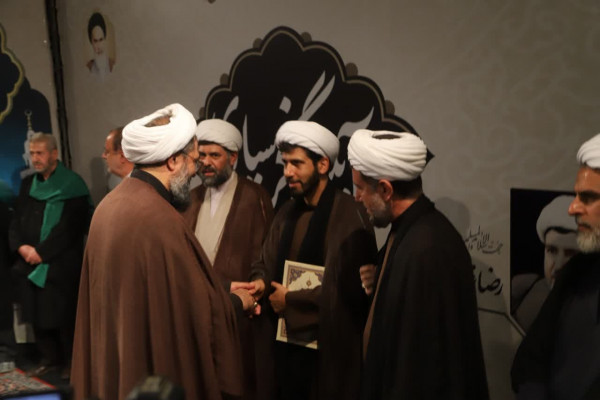 آیین سنگرسپاری مدیرکل تبلیغات اسلامی همدان به روایت تصویر