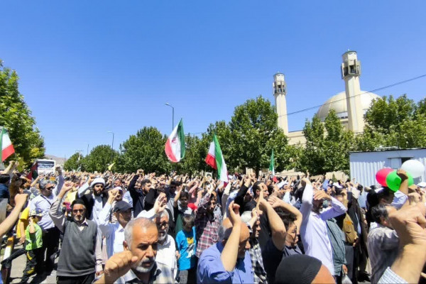 راهپیمایی باشکوه و تاریخی «جمعه خشم و نصر»در زنجان برگزار شد