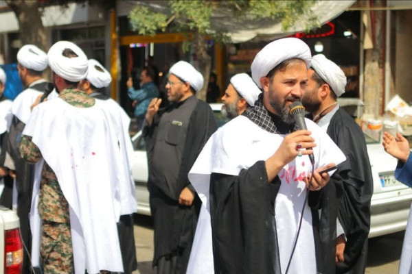 دسته عزاداری علماء، روحانیون و طلاب حوزه علمیه همدان
