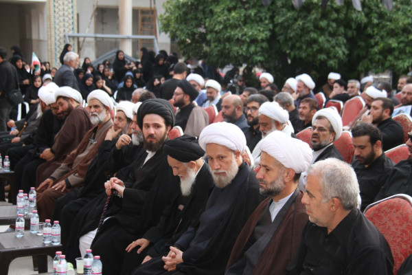 دسته عزاداری علماء و روحانيون شیراز در سومين روز شهادت امام حسین(ع)