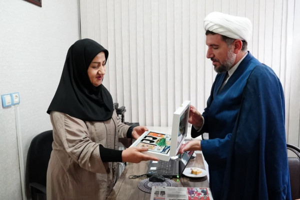 حضور مدیر کل تبلیغات اسلامی استان همدان در دفتر روزنامه سراسری قدس همدان