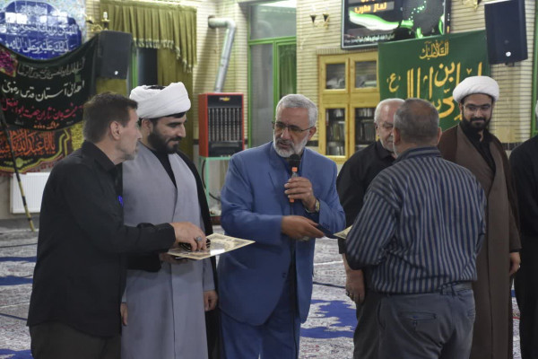 تجلیل از پیر غلامان آستان مقدس اهل بیت(ع) محله مرانک