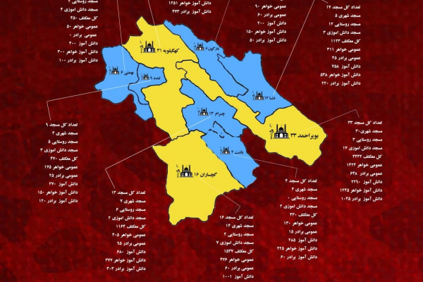 آمار نهایی معتکفین در استان