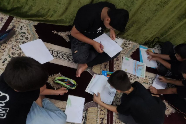 برگزاری ۸ ایستگاه نقاشی به یاد شهدای خدمت در بدره