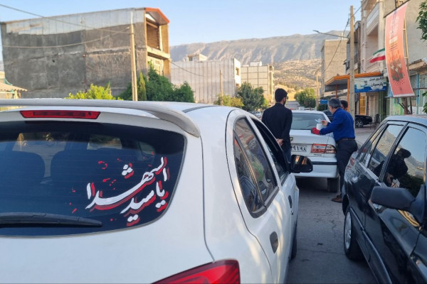 پویش ماشين نویسی ویژه ماه‌ محرم در شهرستان بدره
