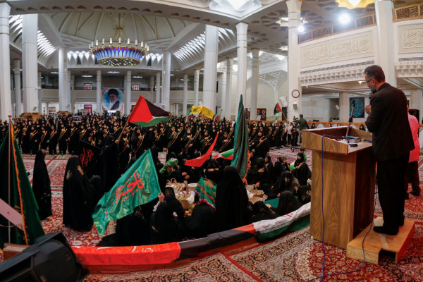 مراسم سوگواری بانوان شیرازی و هم‌نوایی با زنان طایفه بنی‌اسد در حرم شاهچراغ (ع) برگزار شد