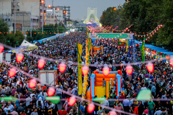 The Grand ۱۳.۵ km Eid al-Ghadeer Street Festival Draws Over ۴.۵ Million in Tehran
