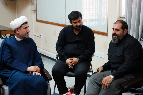 نشست صمیمی جناب رئیس ستاد مردمی اربعین حسینی استان با مدیرکل اداره تبلیغات اسلامی همدان