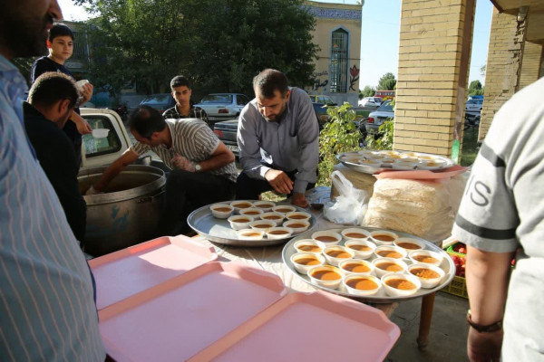 برگزاری مراسم دعای ندبه، در گلزار شهدای شهرستان اسدآباد