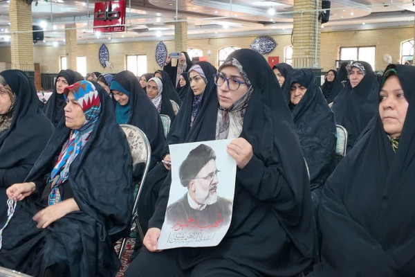 مراسم گردهمایی هیئات مذهبی بانوان شهرستان بهارستان