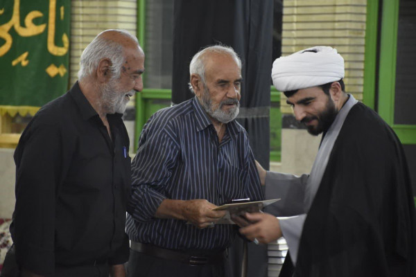 تجلیل از پیر غلامان آستان مقدس اهل بیت(ع) محله مرانک