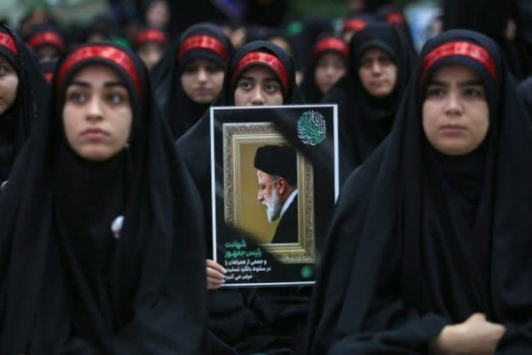 اجتماع دختران حاج قاسم در سوگ شهدای خدمت به روایت تصویر