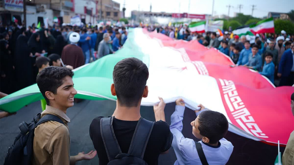 راهپیمایی روز دانش آموز برگزار شد