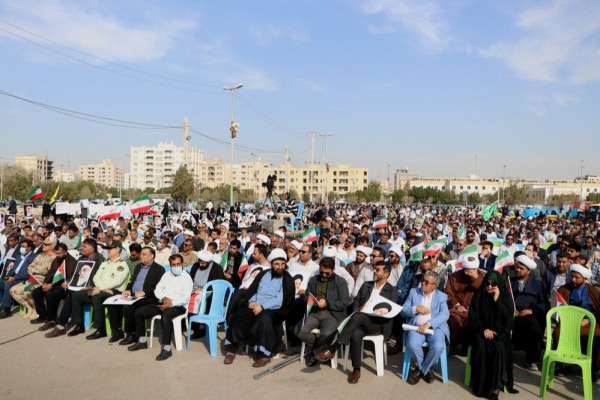 مراسم گرامیداشت حماسه ۹ دی در بندرعباس