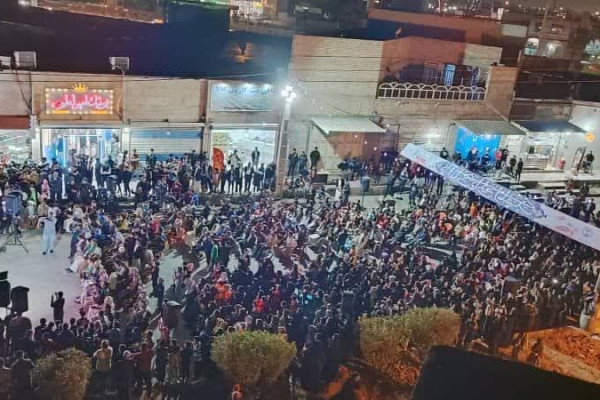 جشن بزرگ نیمه شعبان در  کارون برگزار شد